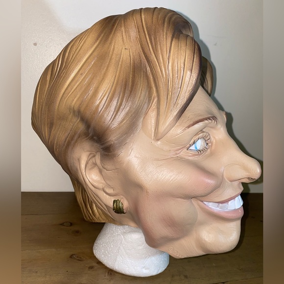 Hillary Clinton Halloween Mask Adult Full Face Theater Political President Vote - Picture 2 of 6